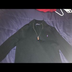 Polo pullover quarter zip